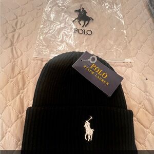 Polo Ralph Lauren Black Beanie